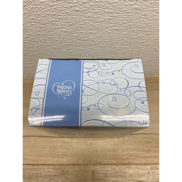 2006 Precious Moments Girl With Snowman Blown Glass Christmas Ornament - Picture 9 of 11